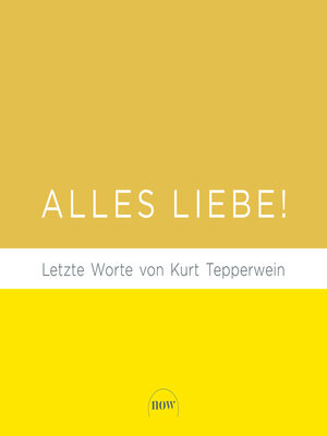 cover image of Alles Liebe!